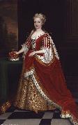 Sir Godfrey Kneller Portrait of Caroline Wilhelmina of Brandenburg-Ansbach Sweden oil painting artist